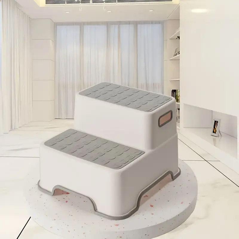 Bathroom Step Stool Booster for Washing Hands and Reaching Sinks Easily - Image 4