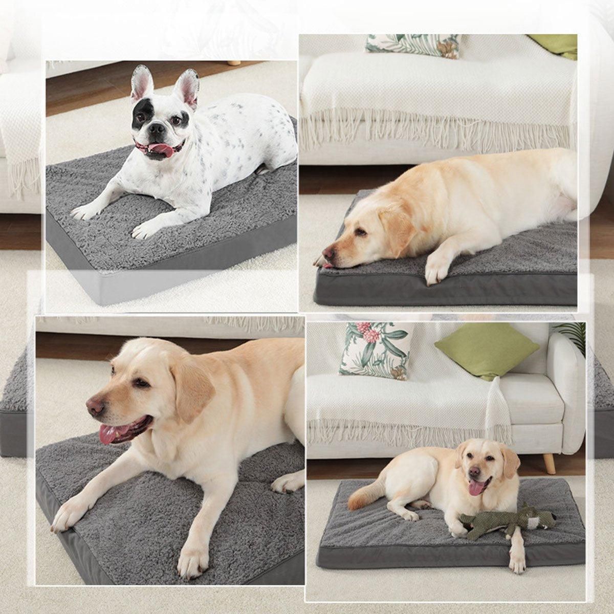 Removable Washable Waterproof Pet Mattress Anti-Bite Cushion Sleeping Dog Mat - 90x57x7cm - Image 4
