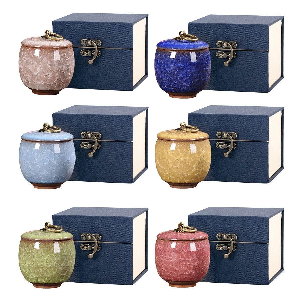 Small Pet Urn for Ashes Memorial Keepsake Urns for Dog Cat Cremation Remains - Green - Image 2