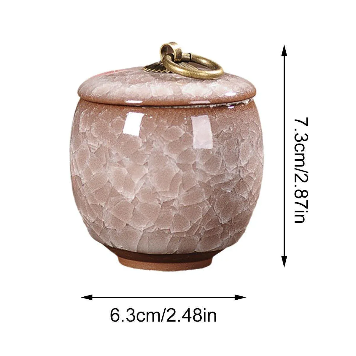 Small Pet Urn for Ashes Memorial Keepsake Urns for Dog Cat Cremation Remains - Green - Image 3