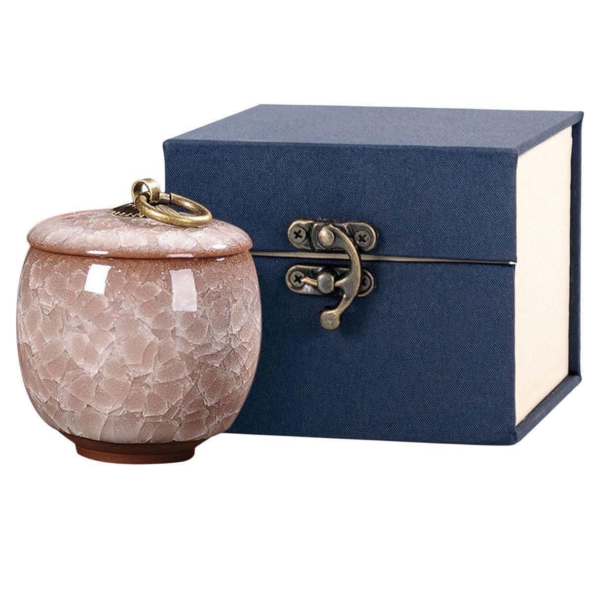 Small Pet Urn for Ashes Memorial Keepsake Urns for Dog Cat Cremation Remains - Green - Image 6