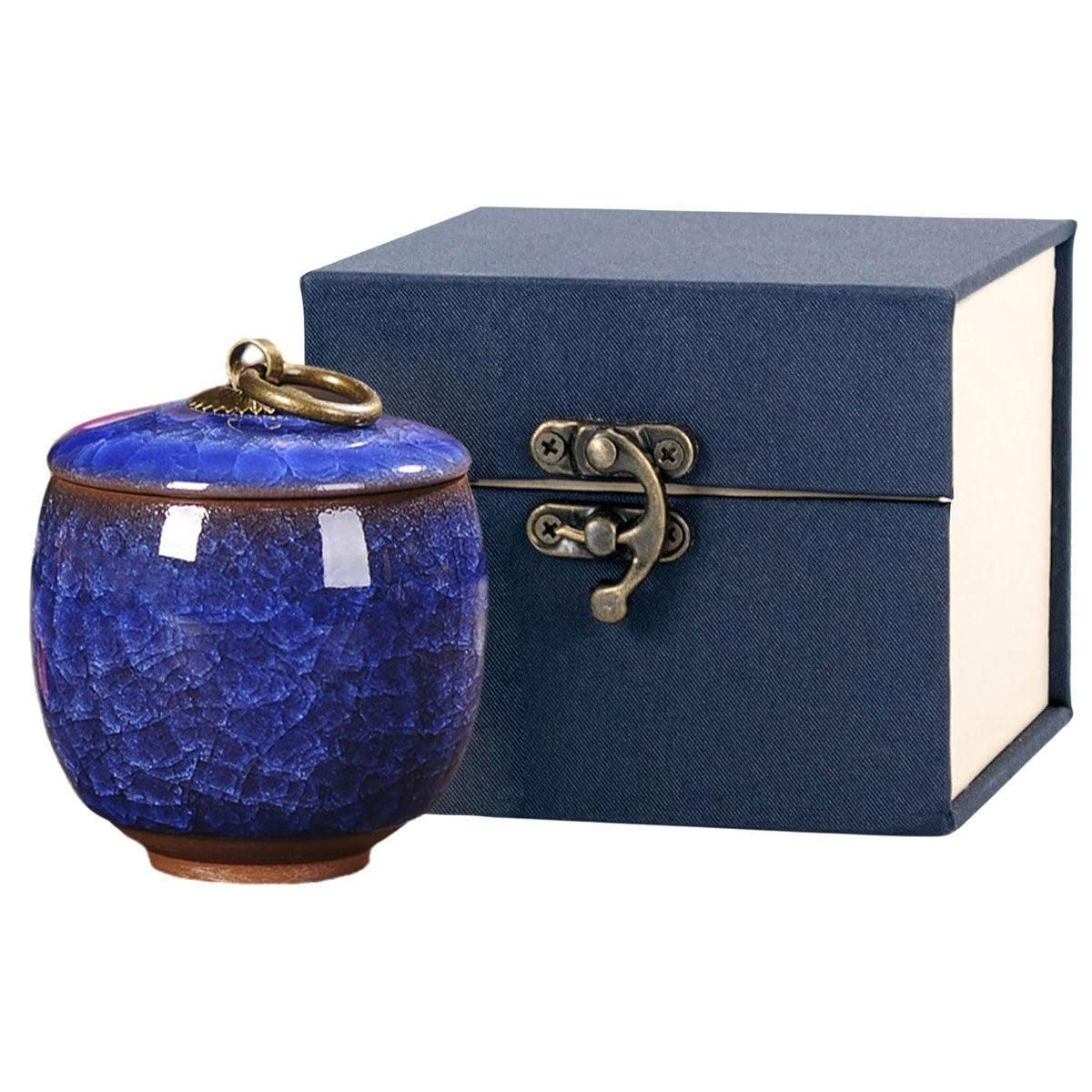 Small Pet Urn for Ashes Memorial Keepsake Urns for Dog Cat Cremation Remains - Green - Image 7