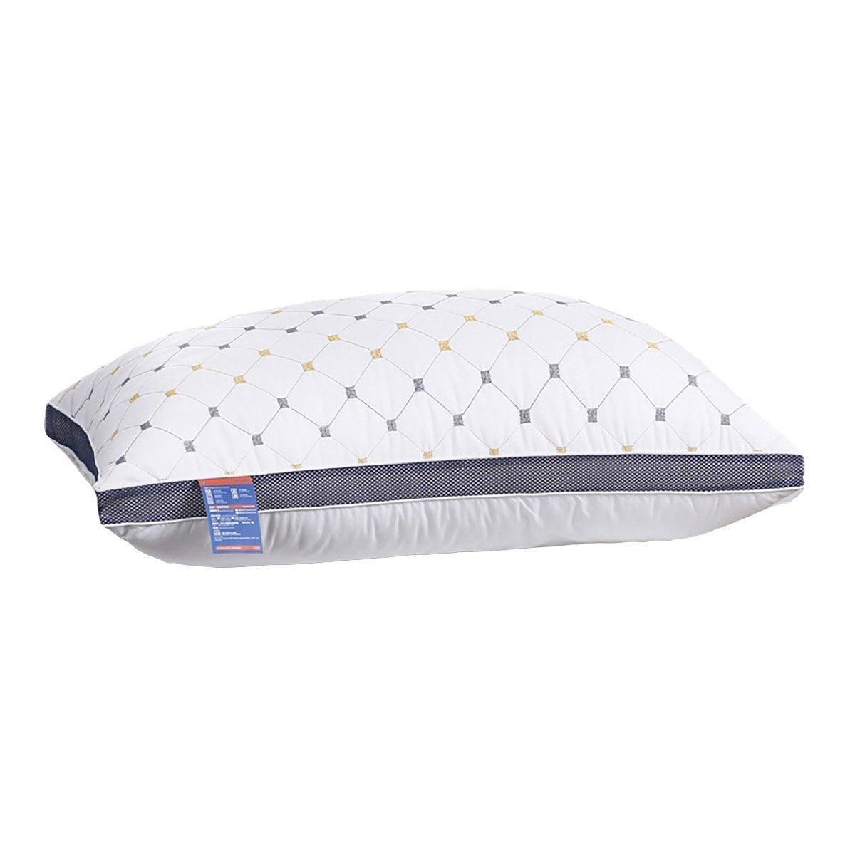 1/2pcs High Rebound Feather Velvet Pillow Washable Soft Bed Cushion Core Support - 700g-2pcs - Image 2