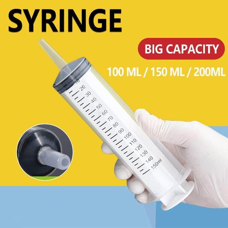 100-200Ml Reusable Hydroponics Nutrient Measuring Syringe - 100ML - Image 1