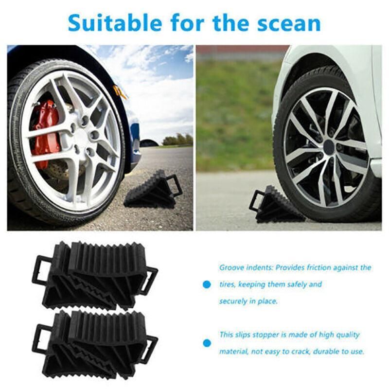 4Pcs Heavy  Wheel Chock Tough Chocks Stops Car Trailer Boat Caravan Au Stock - Image 5