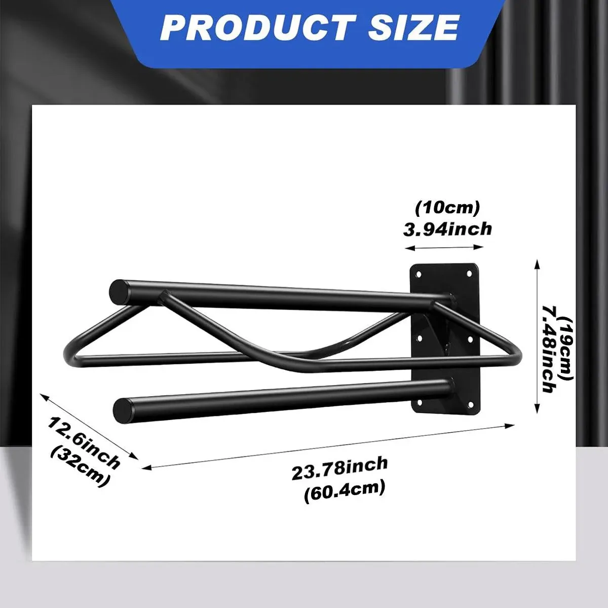 Wall Mounted Saddle Rack Hanging Harness Saddle Holder Equestrian Storage Stand - Image 3