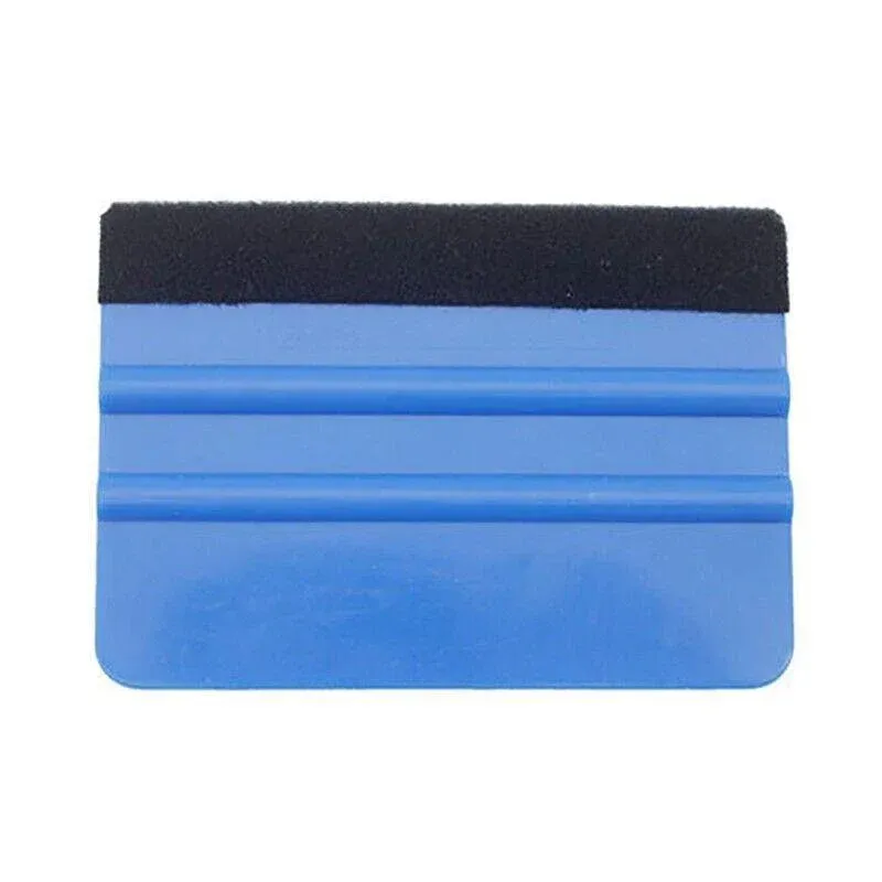 Felt Edge Squeegee For Decals Sticker Vinyl Sheet  Car Wrap Applicator Tool Blue - Image 2