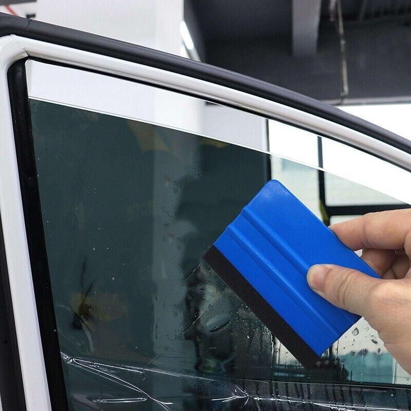 Felt Edge Squeegee For Decals Sticker Vinyl Sheet  Car Wrap Applicator Tool Blue - Image 5