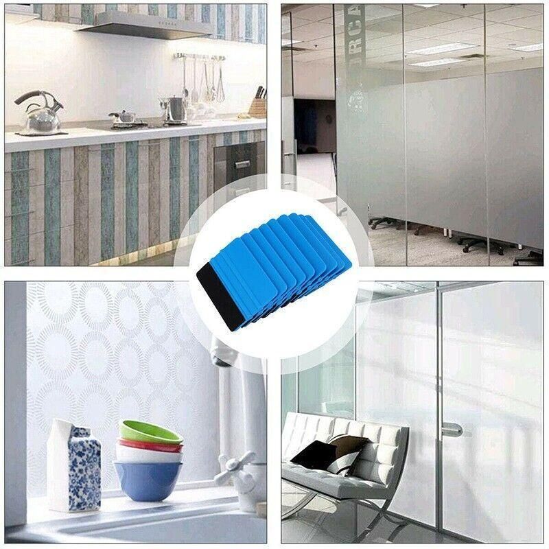 Felt Edge Squeegee For Decals Sticker Vinyl Sheet  Car Wrap Applicator Tool Blue - Image 7