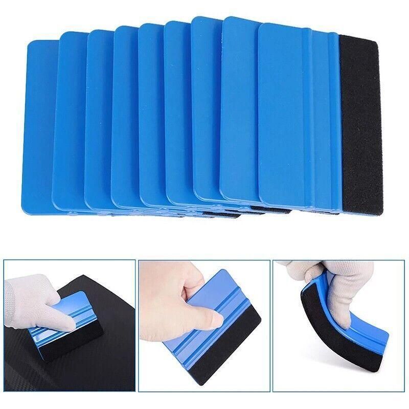 4Pcs Car Wrapping Vinyl Squeegee Scraper Tool Wrap Soft Felt Edge Sticker Tools - Image 3