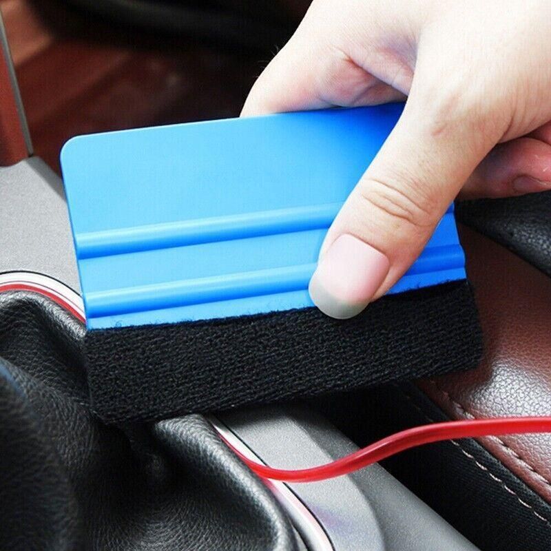 4Pcs Car Wrapping Vinyl Squeegee Scraper Tool Wrap Soft Felt Edge Sticker Tools - Image 8