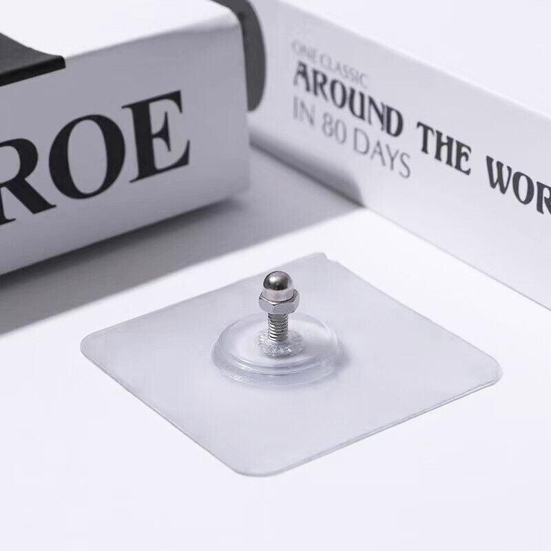 10X Punch-Free Adhesive Wall Hanging Hooks - 8mm - Image 4