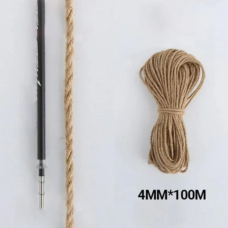 Sisal Rope Natural Jute Hemp Manila Twine String Cord 1-14mm Thick Craft DIY - 5Rolls-12MM*50M - Image 5