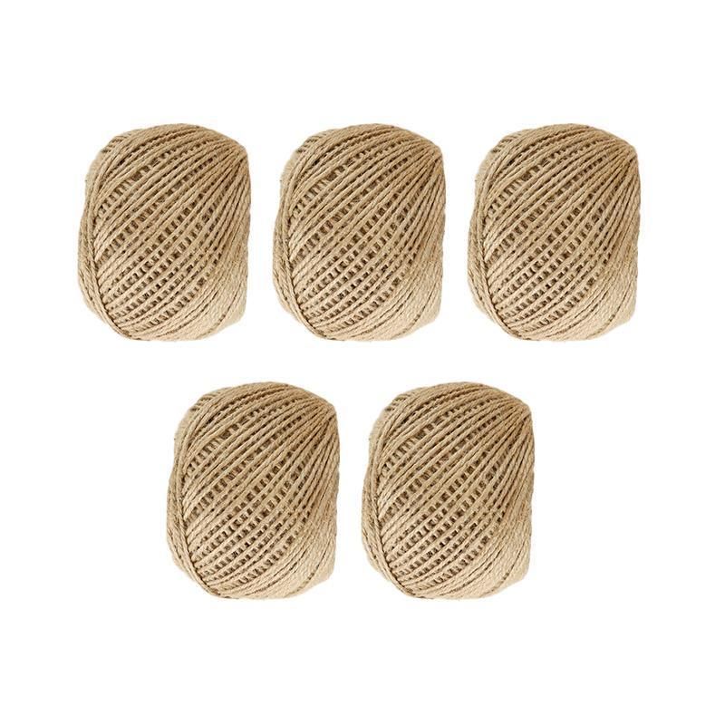 Sisal Rope Natural Jute Hemp Manila Twine String Cord 1-14mm Thick Craft DIY - 5Rolls-12MM*50M - Image 7