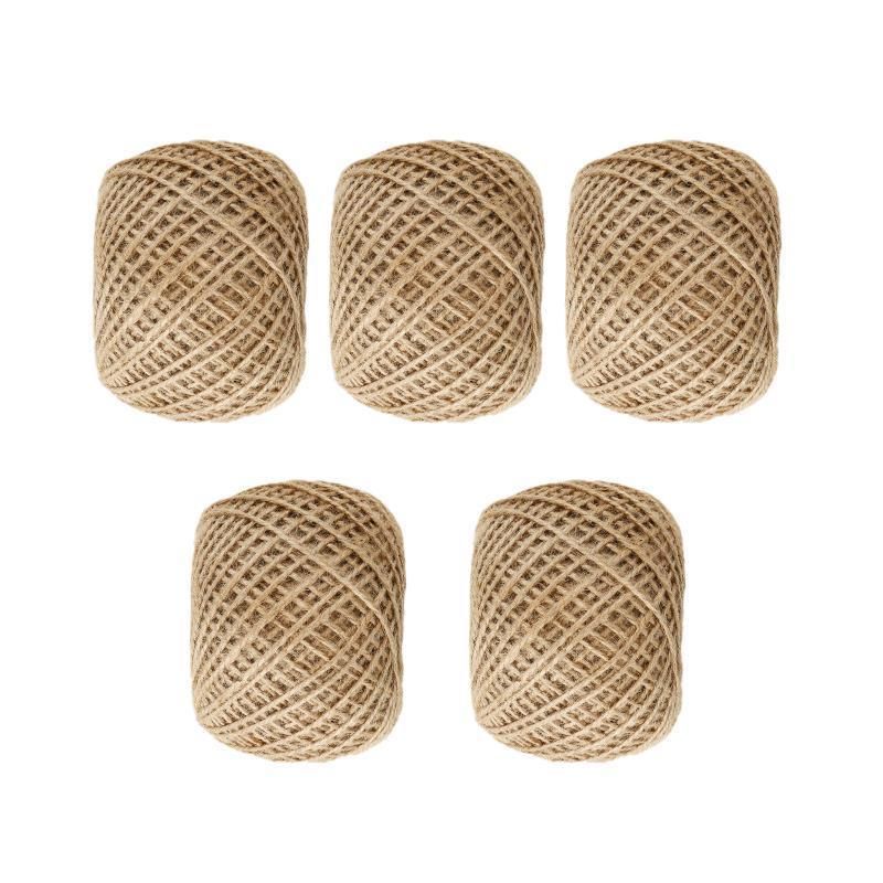 Sisal Rope Natural Jute Hemp Manila Twine String Cord 1-14mm Thick Craft DIY - 5Rolls-12MM*50M - Image 8