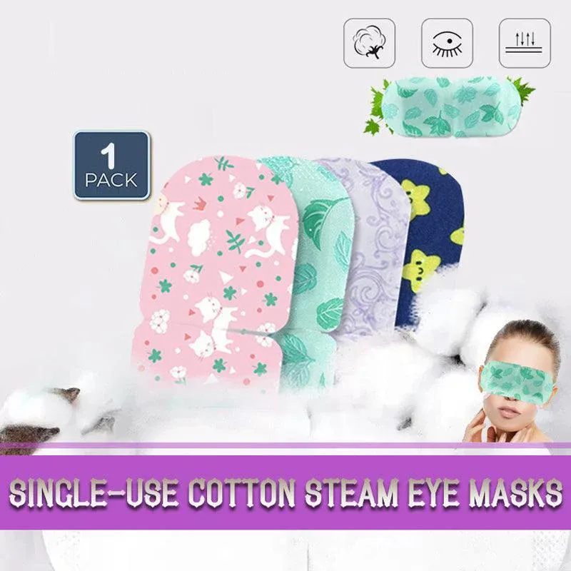 3Pcs Steam Warm Eye Pad Mask Relieve Fatigue Over Worked Eyes Comfortable Health - Image 1