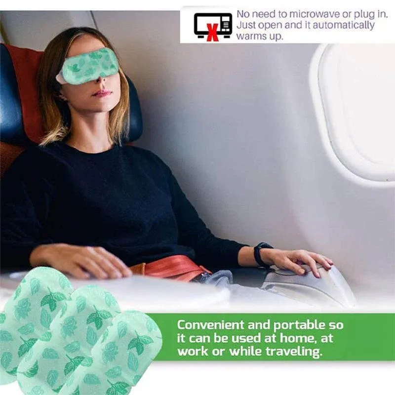 3Pcs Steam Warm Eye Pad Mask Relieve Fatigue Over Worked Eyes Comfortable Health - Image 5