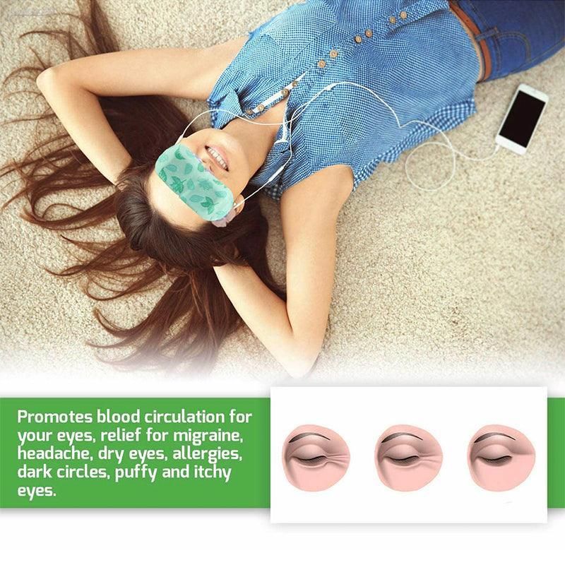 3Pcs Steam Warm Eye Pad Mask Relieve Fatigue Over Worked Eyes Comfortable Health - Image 6
