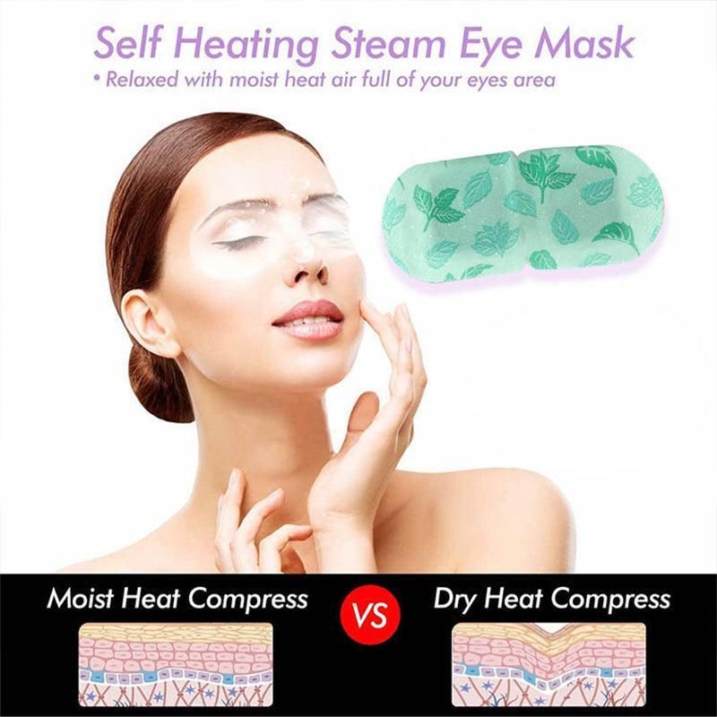 3Pcs Steam Warm Eye Pad Mask Relieve Fatigue Over Worked Eyes Comfortable Health - Image 7