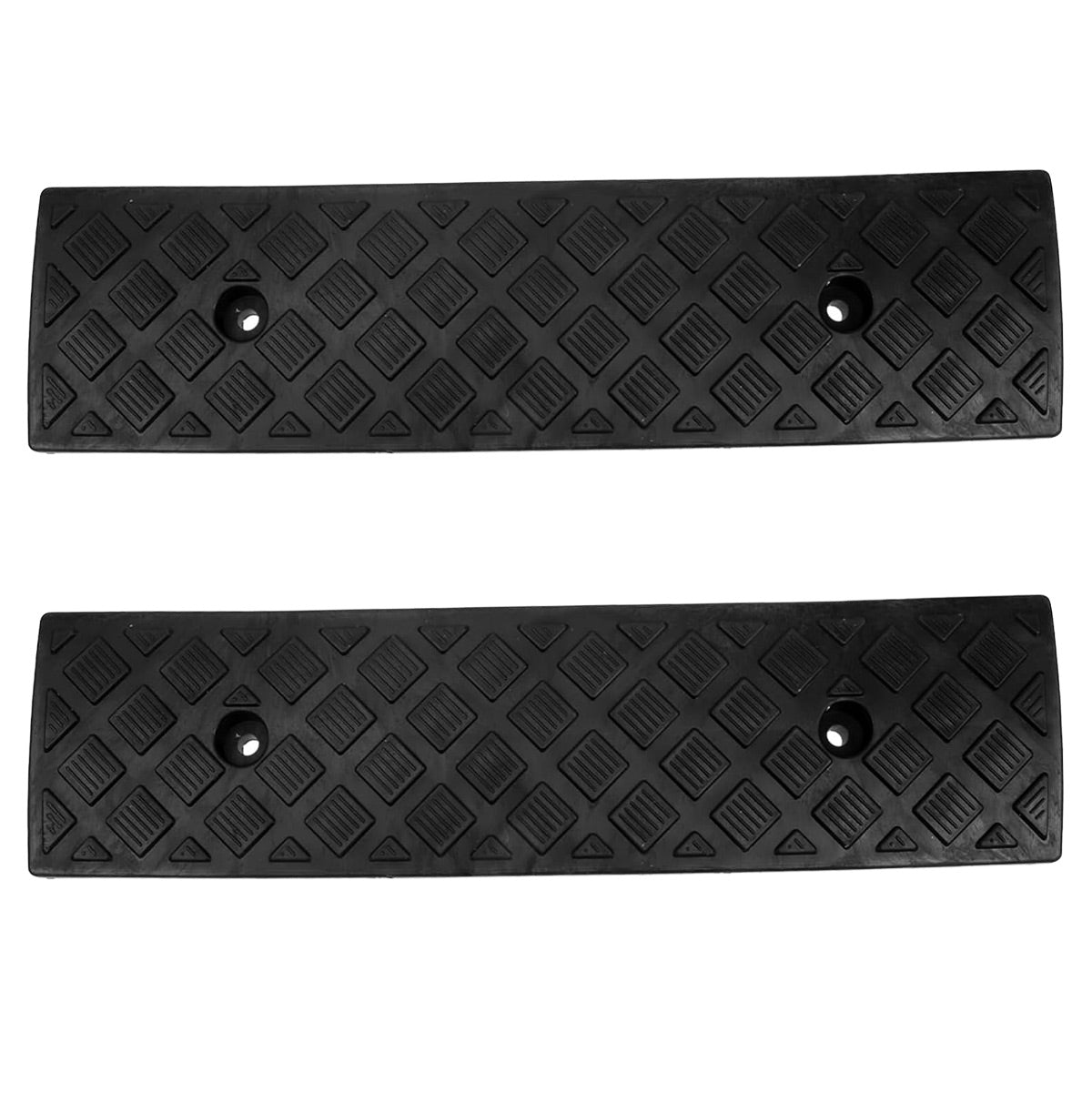 Uphill Step Ramp Pad 2PCS Plastic Slope Threshold Ramp Pad For Driveway Support - Image 2