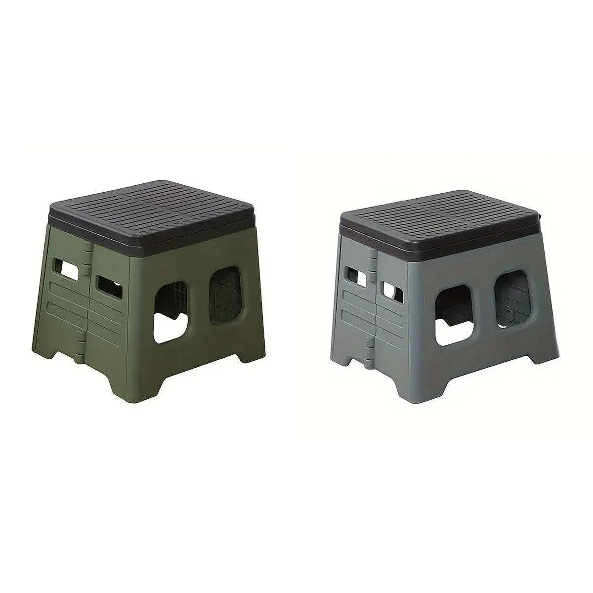 Outdoor Travel Toilet Portable Folding Stool Seat for Camping Hiking and Outdoor - Grey - Image 3