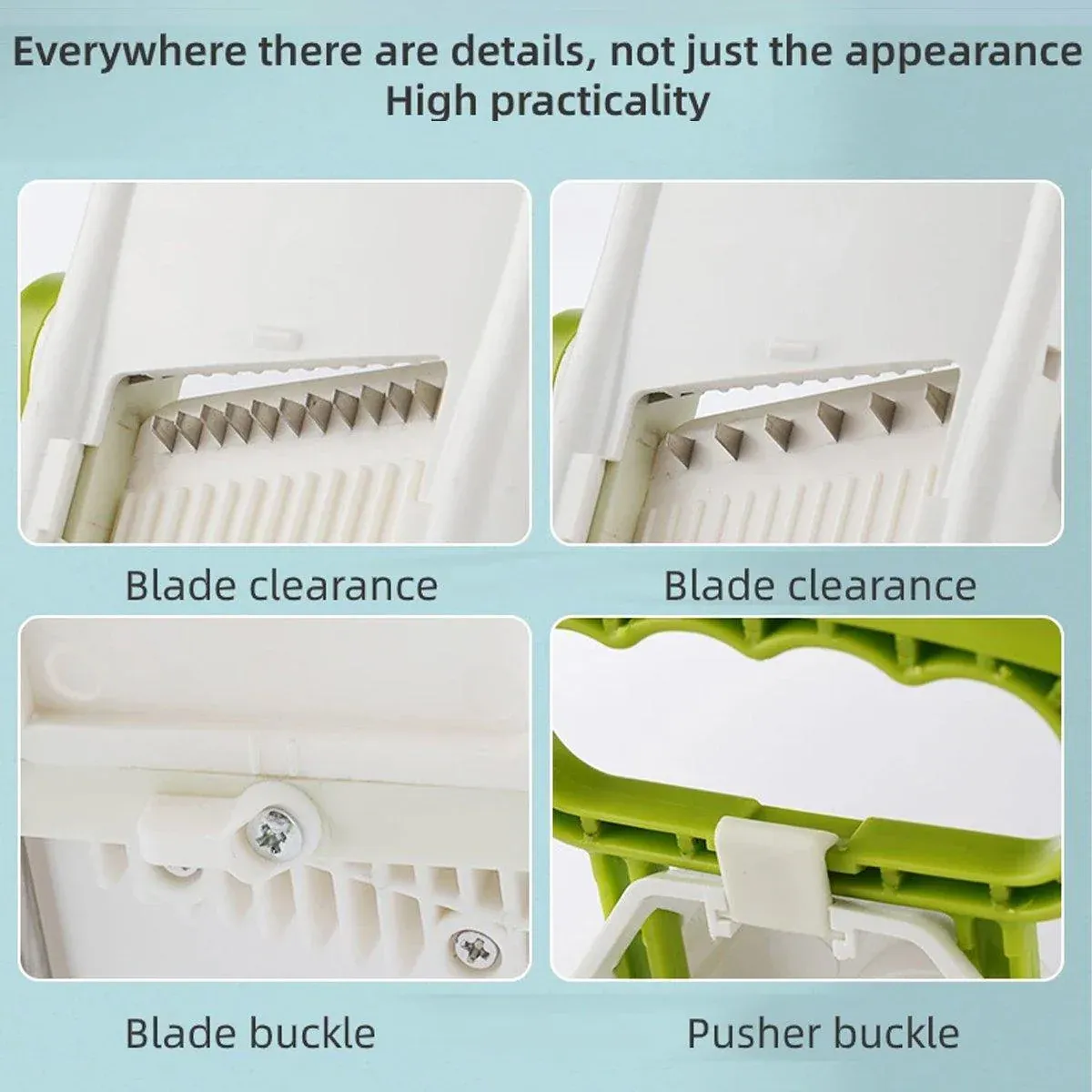 4 in 1 Multifunctional Vegetable Slicer Kitchen Food Chopper Cutting Tool - Image 7