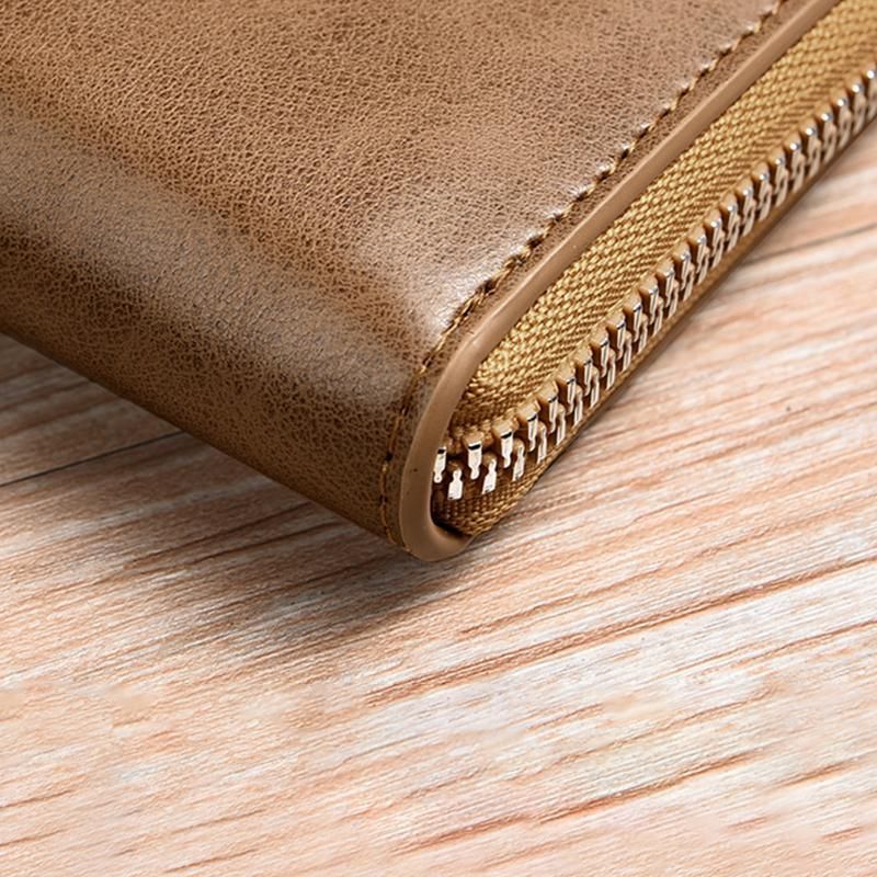 Men'S Rfid Blocking Leather Short Wallet Credit Id Card Cash Holder Purse - Image 7