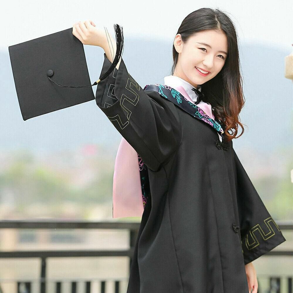 Mortarboard Graduation Hat Academic Cap Black Bachelor Master Chancellor Hat Au - Image 5