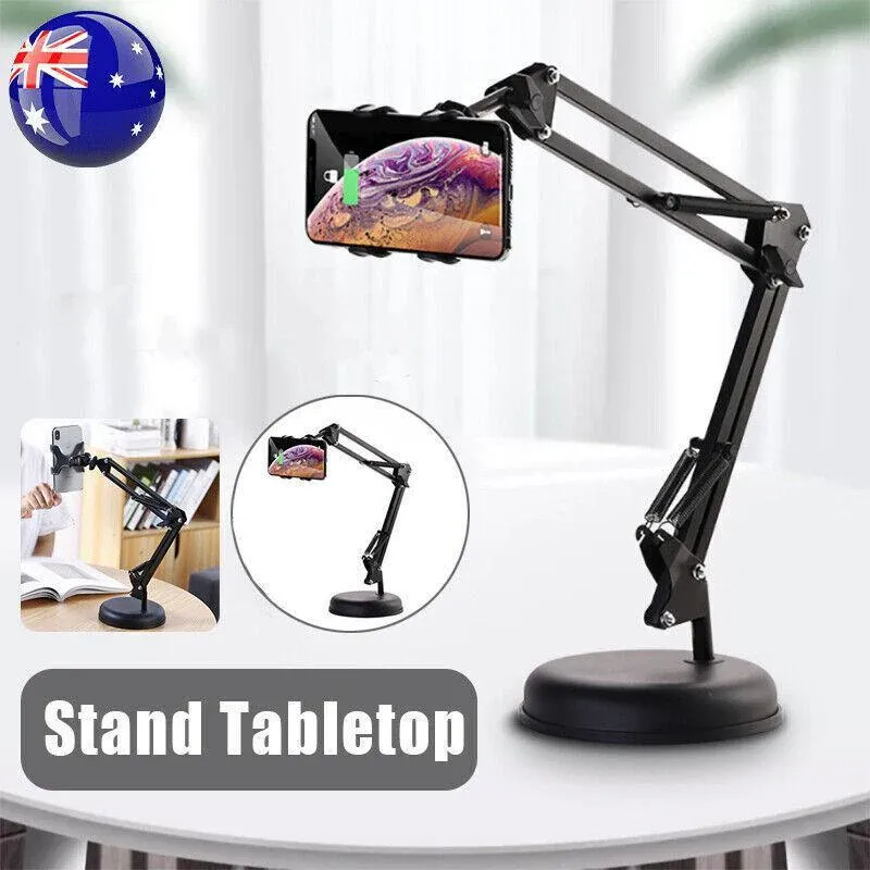 360� Rotating Phone Desk Stand Holder Tabletop Lazy For  Iphone Samsung Au - Image 1