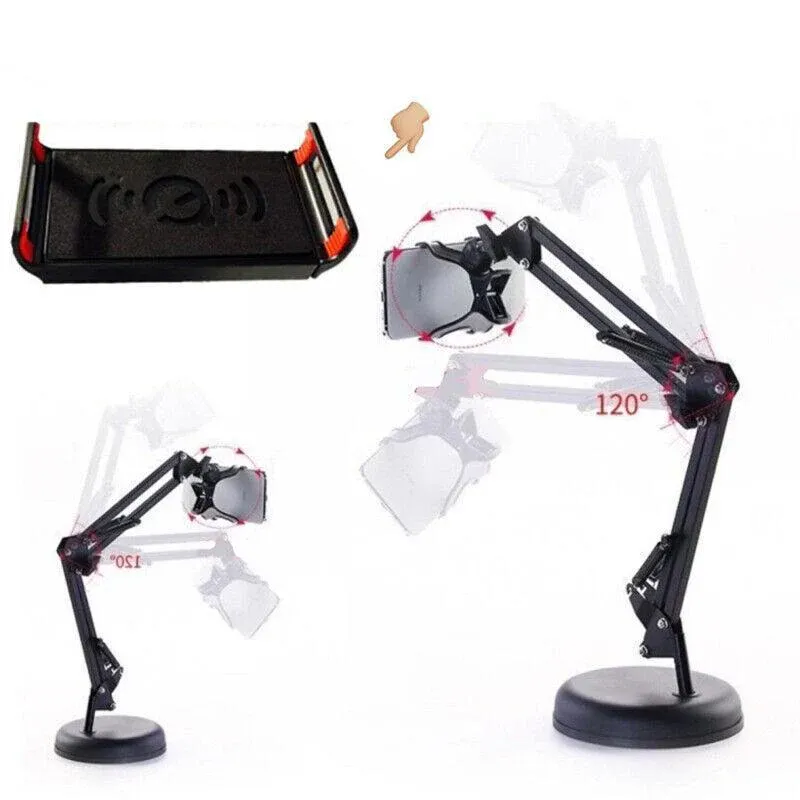 360� Rotating Phone Desk Stand Holder Tabletop Lazy For  Iphone Samsung Au - Image 3