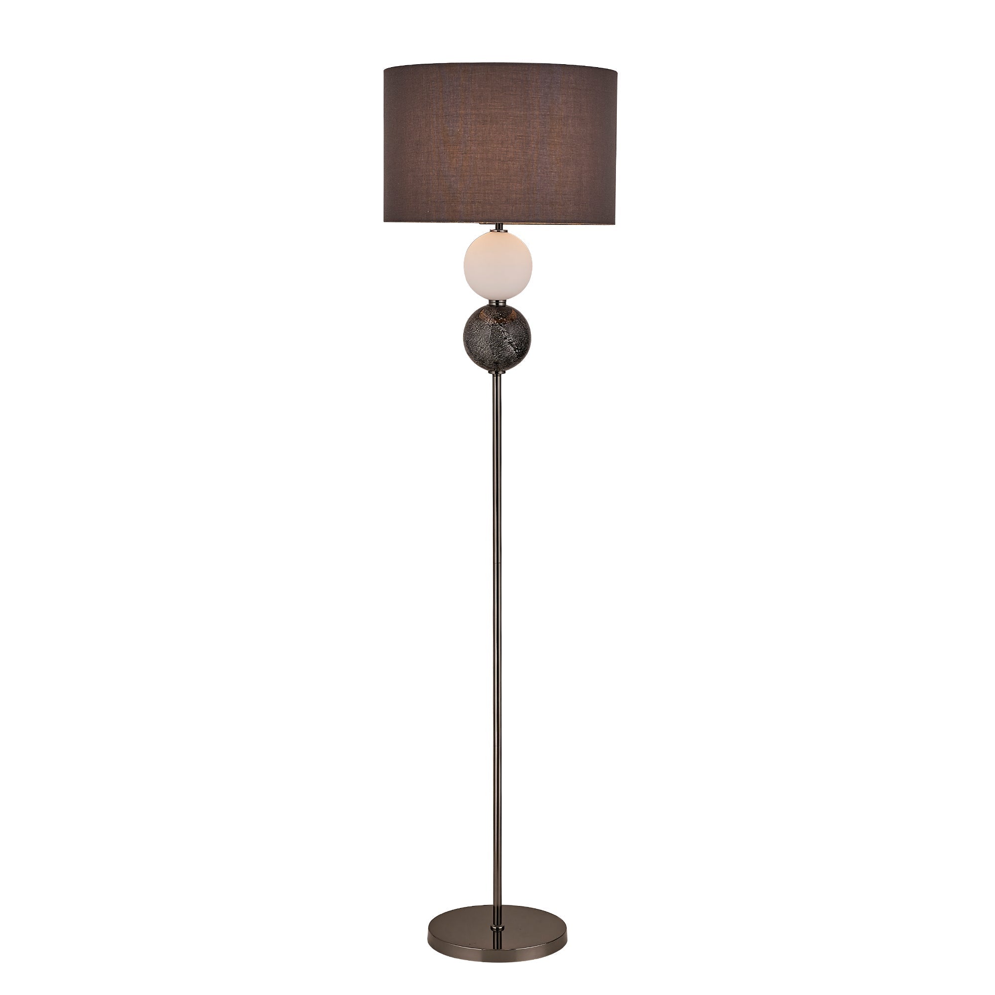 Murano Floor Lamp - Brass/Pewter - Image 3