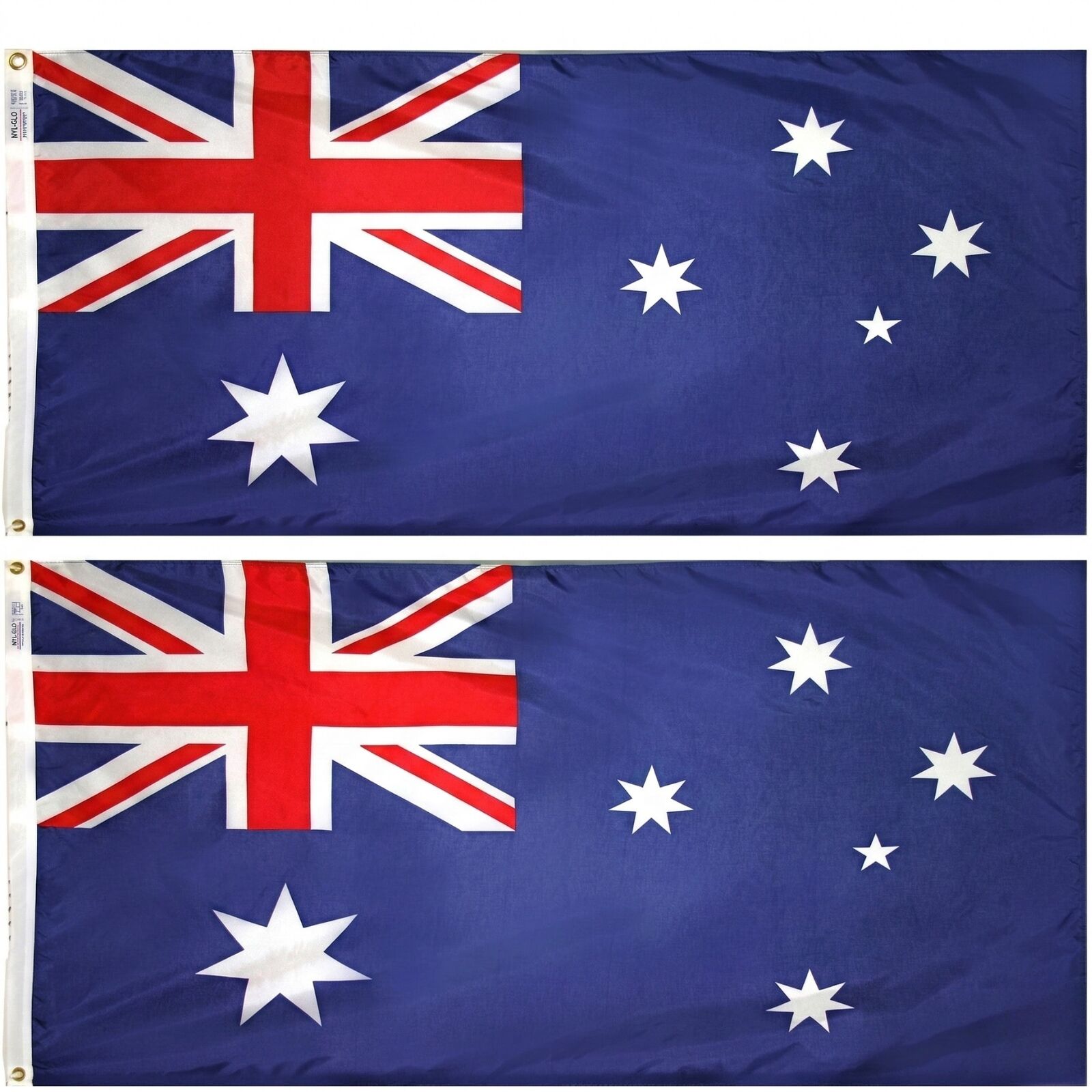2x AUSTRALIA FLAG Aussie Australian Day Souvenir National 180cm x 90cm - Large - Image 2