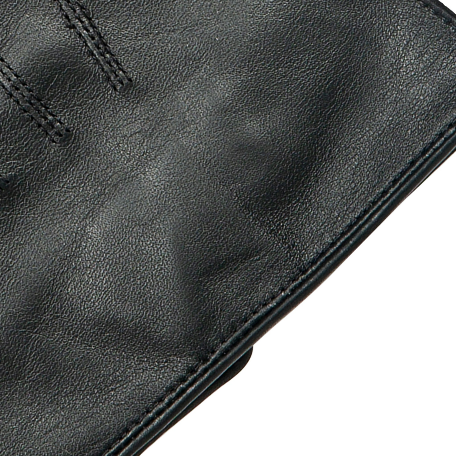 Dents Mens Sandhurst Three-Point Leather Unlined Officers Gloves in Black - 7.5 - Image 4