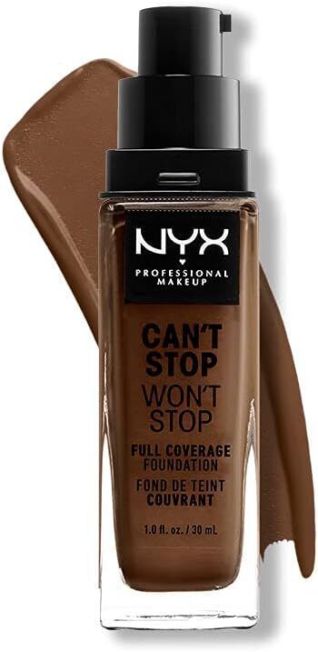 NYX Professional Makeup Can't Stop Won't Stop Full Coverage Liquid Foundation - 22 Deep Cool - Image 2