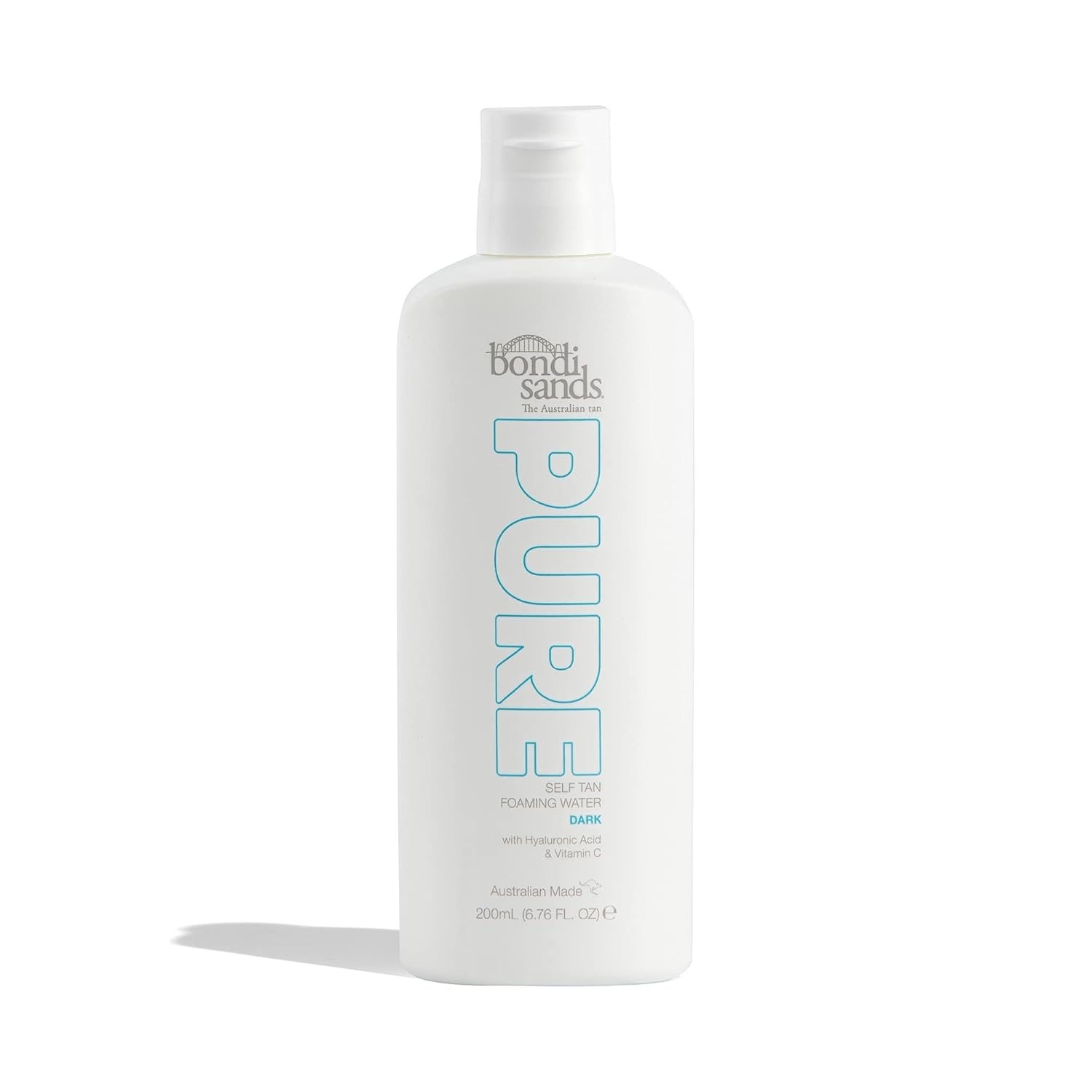 Bondi Sands 200m L Pure Self Tanning Foaming Water w/ Hyaluronic Acid Vegan - Image 2