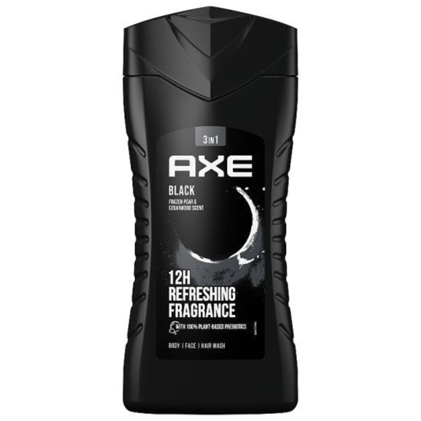 AXE Black 3-in-1 Body Face Hair Wash for Men – Frozen Pear & Cedarwood – 250mL - Image 1