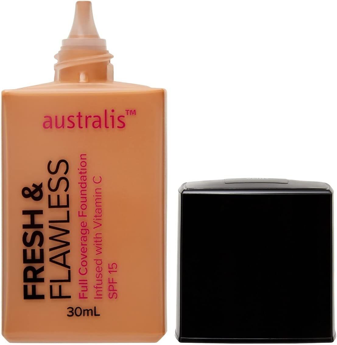 Australis Fresh & Flawless Full Coverage Foundation SPF 15 - Sunkissed - Image 4