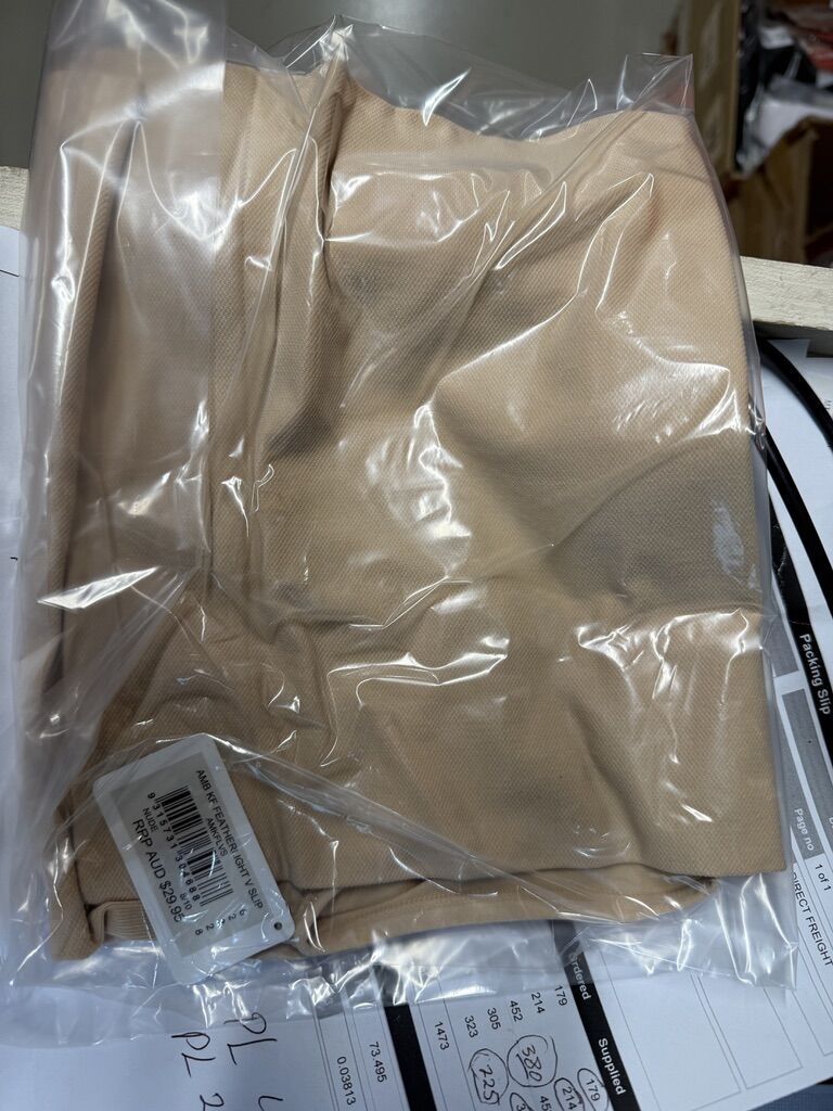 Ambra Seamfree Featherlight V-Slip Underwear in Nude (Size 8-10) - Image 4