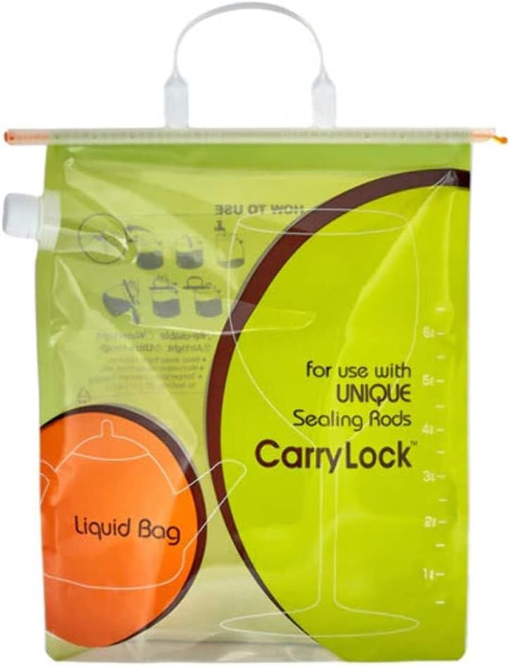 6.5L AnyLock CarryLock Portable Liquid Bag Fishing Hiking Water Storage Camping - Image 2