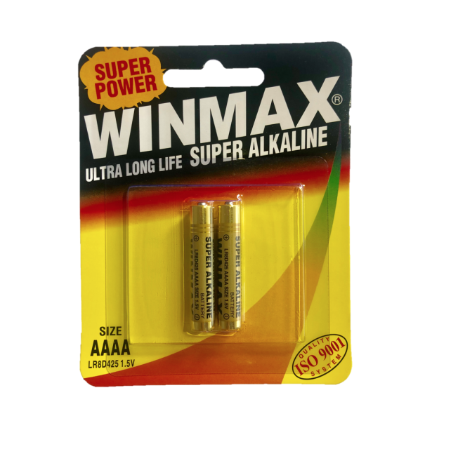 AAAA Super Alkaline Batteries Ultra Long Life 1.5V Battery - 1 Pack of 2 - Image 1
