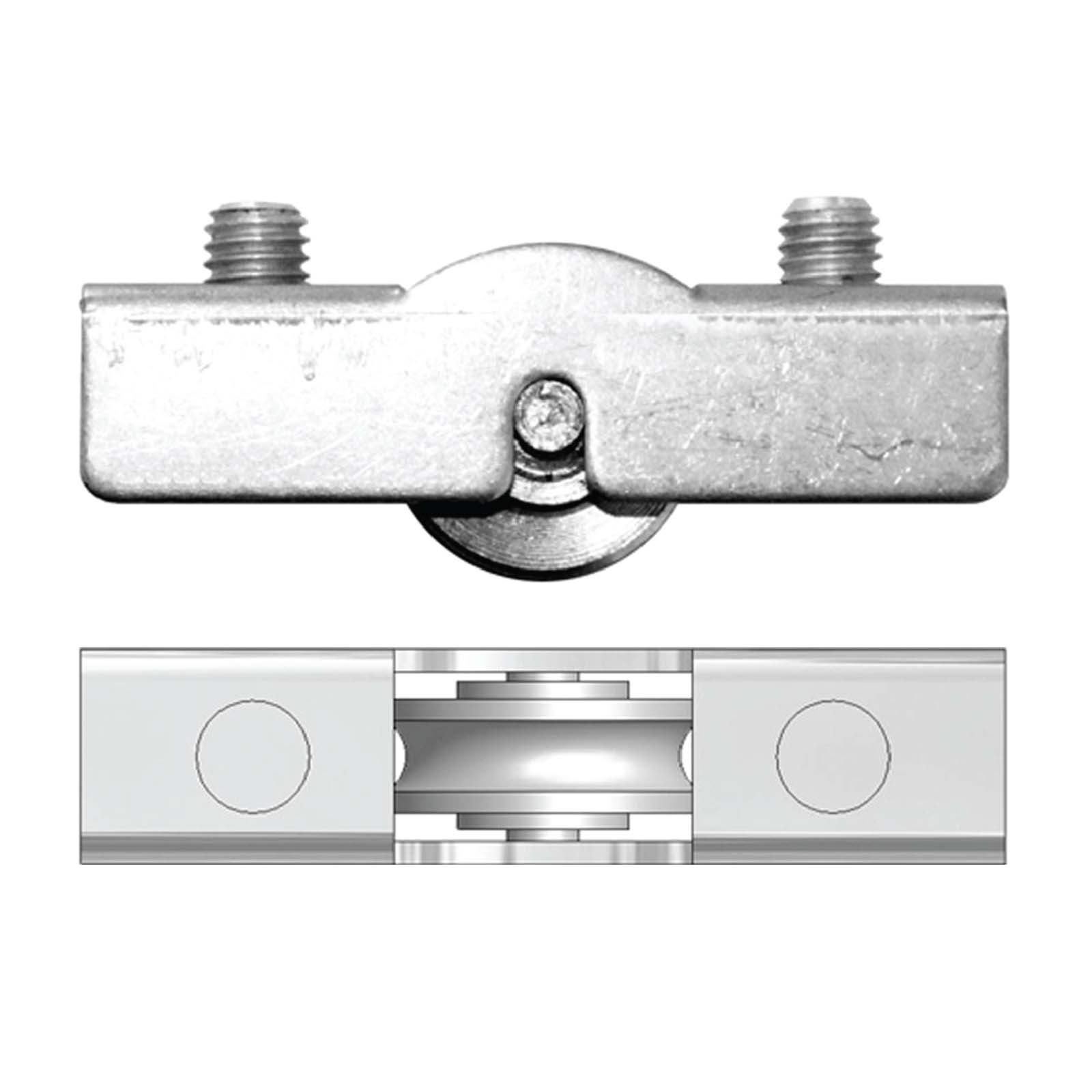 Rolltrak Stainless Steel Window Carriage & Roller R5280 (1 Pack of 2) - Image 2