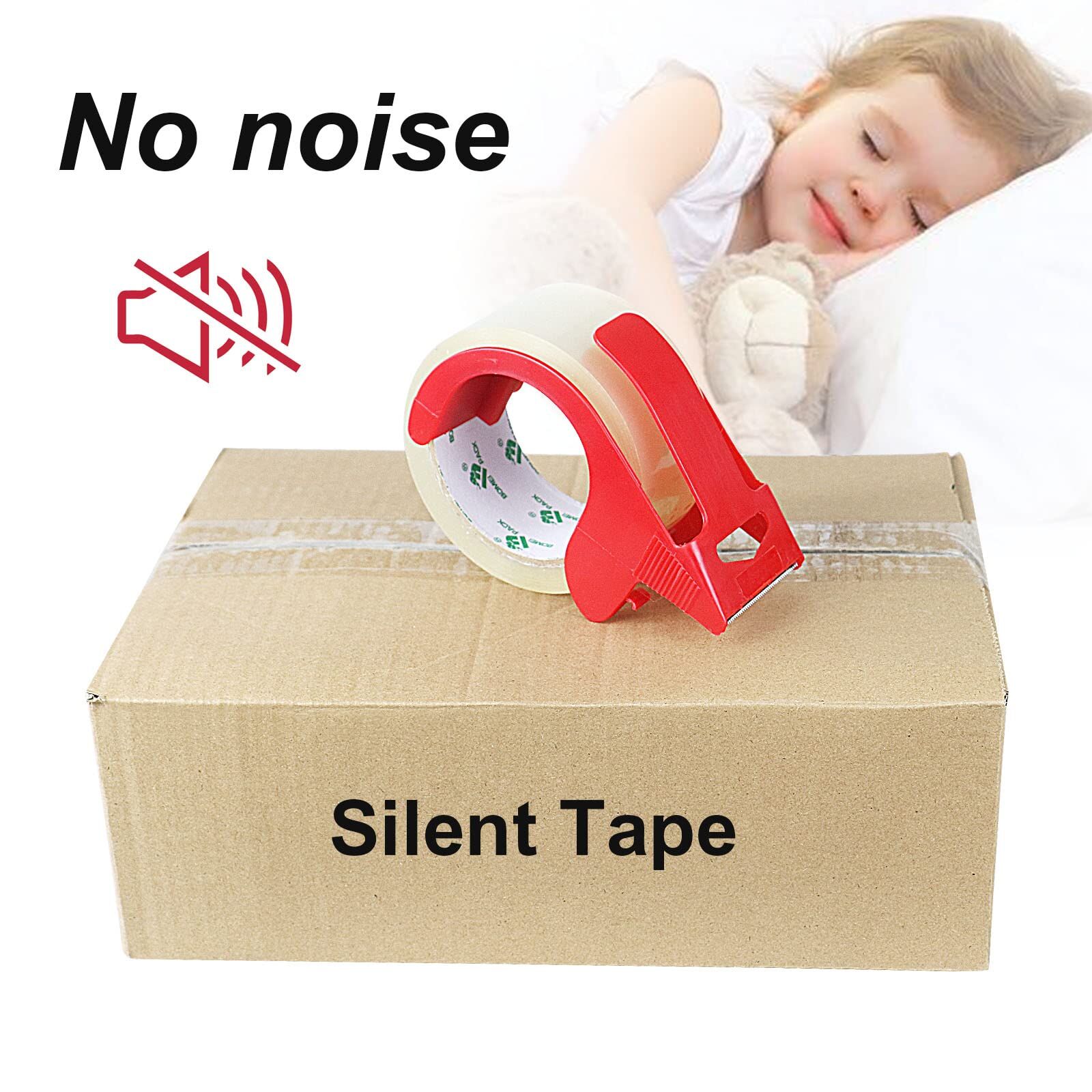 36x 100m Rolls Silent Clear Heavy Duty Packing Packaging Low Noise Tape (48mm Width) Bulk - Image 3