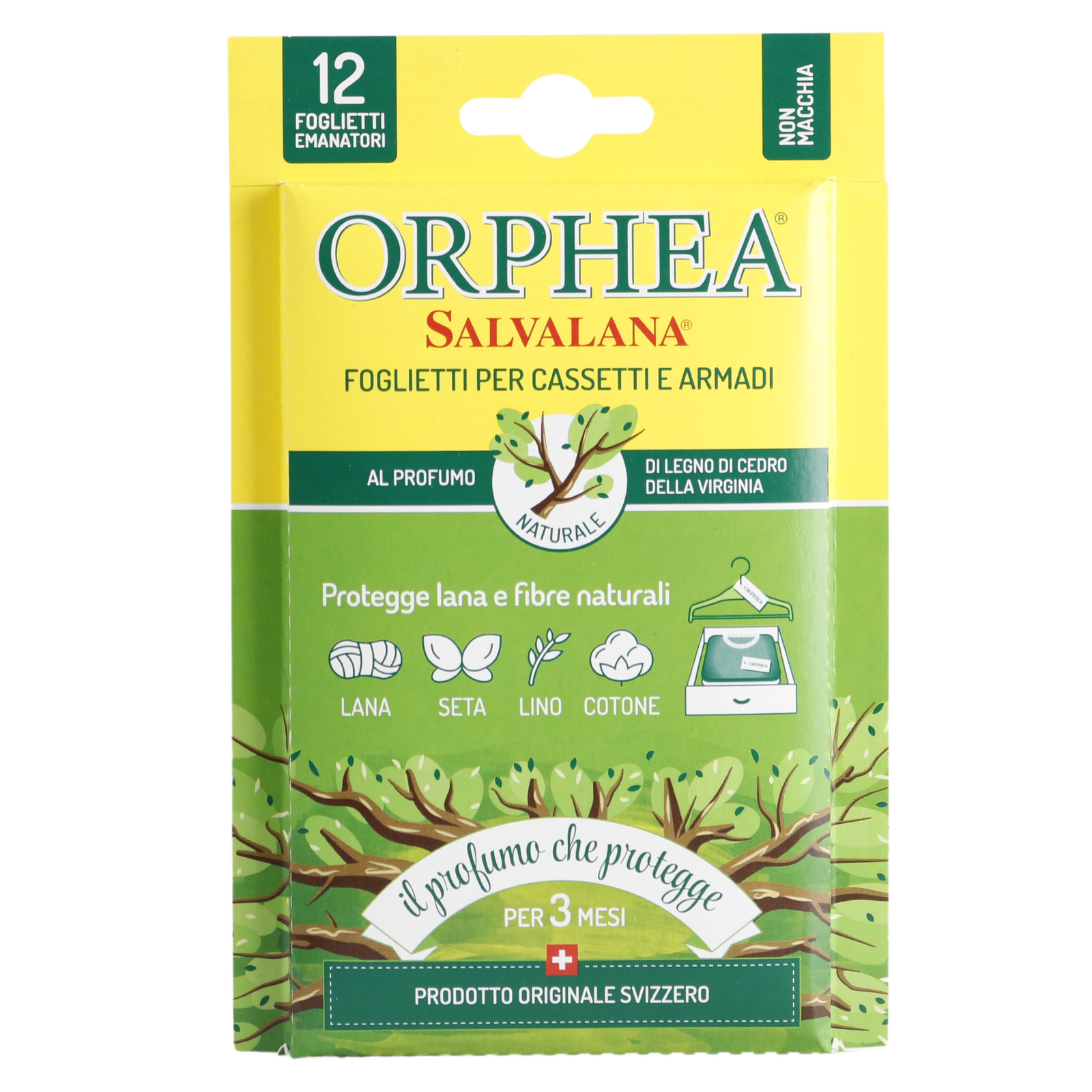 Orphea 12pcs Clothes Protector Virginian Cedarwood Scented Strips for Drawers/Closets - Image 1