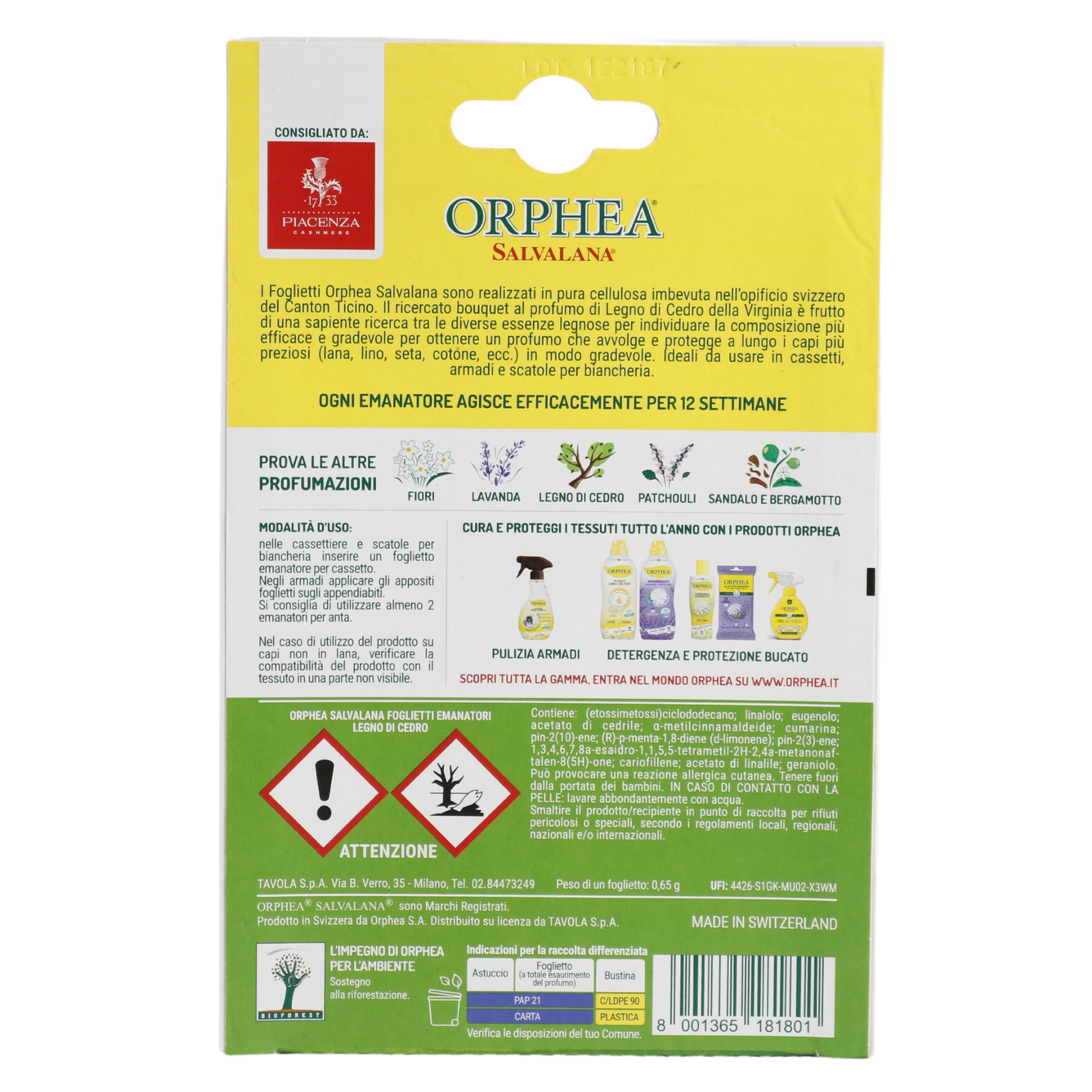 Orphea 12pcs Clothes Protector Virginian Cedarwood Scented Strips for Drawers/Closets - Image 3