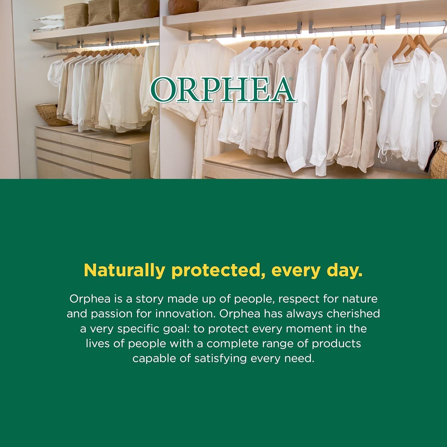Orphea 12pcs Clothes Protector Sandalwood & Bergamot Scented Strips for Drawers/Closets - Image 6