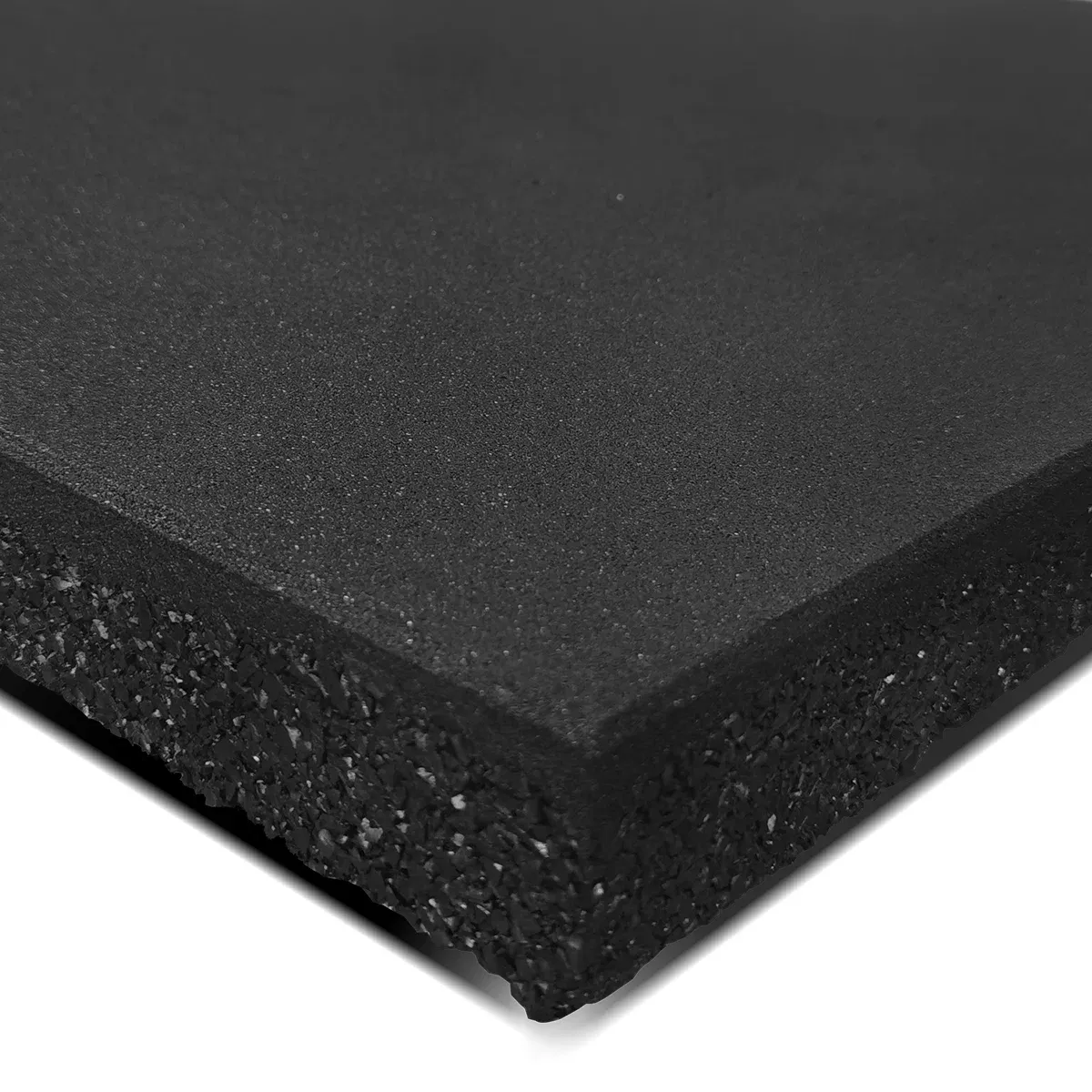 CORTEX 50mm Commercial Dual Density Rubber Gym Floor Tile Mat (1m x 1m) Pack of 2 - Set of 4 - Image 1