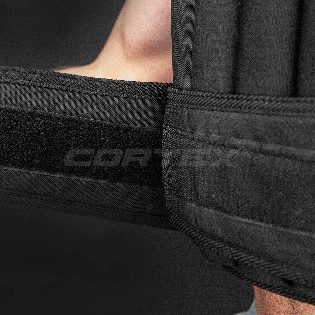 CORTEX 20kg Adjustable Weight Vest with 1kg Increments in Black - Image 5
