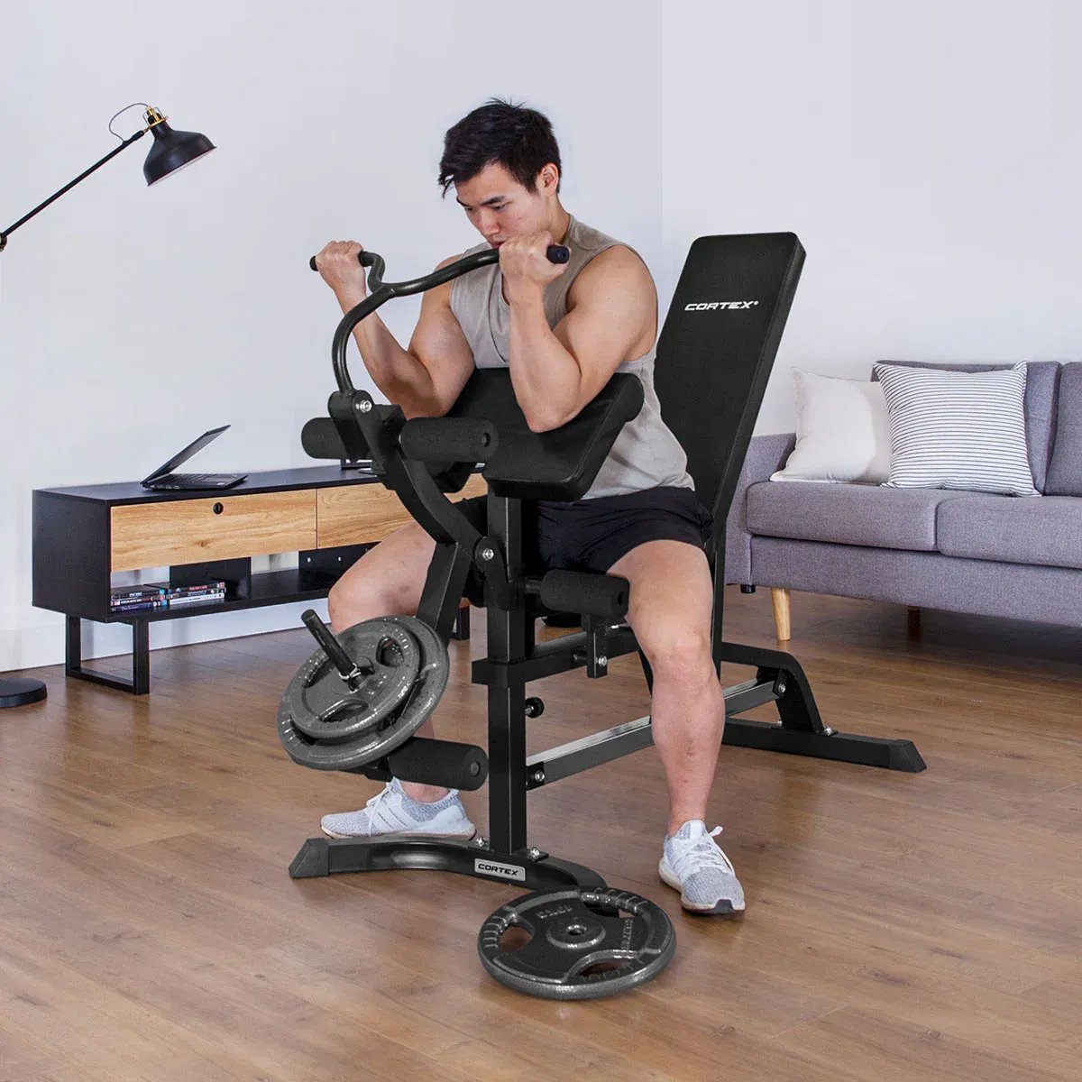 CORTEX BN-11 FID Bench with Preacher Curl and Leg Curl/Extension - Image 2