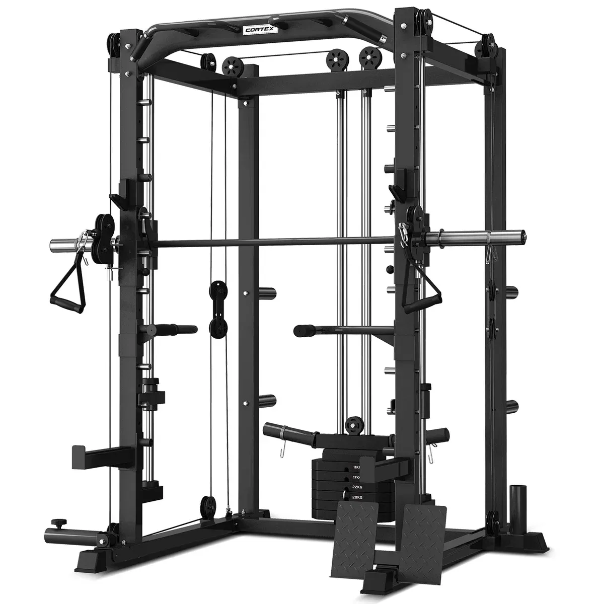 CORTEX SM-20 6-in-1 Power Rack with Smith & Cable Machine - Image 1
