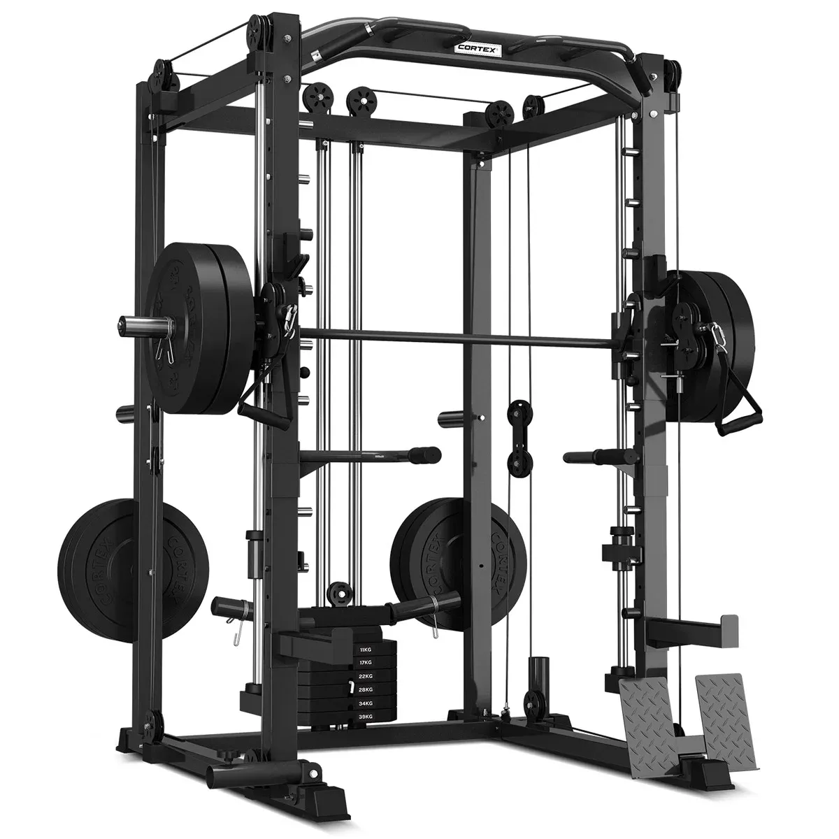 CORTEX SM-20 6-in-1 Power Rack with Smith & Cable Machine - Image 4